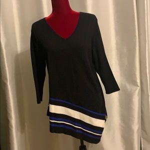 Alfani VNeck Tunic Sweater Top